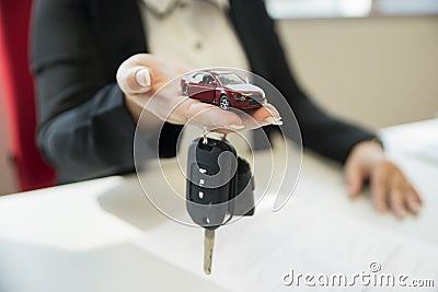 Loan,leasing and car rental concept Stock Photo