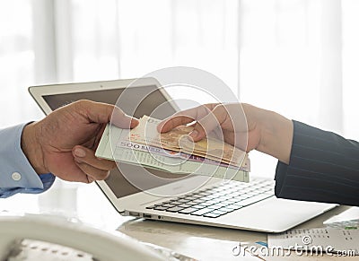 loan Payment Stock Photo