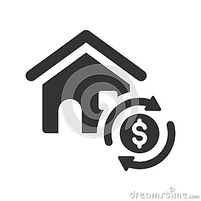 Loan pledge icon Vector Illustration