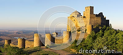 Loarre Castle, Huesca Province, Aragon. Stock Photo