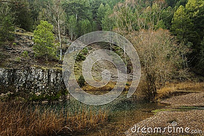 Lobos River Canyon Natural Park Stock Photo