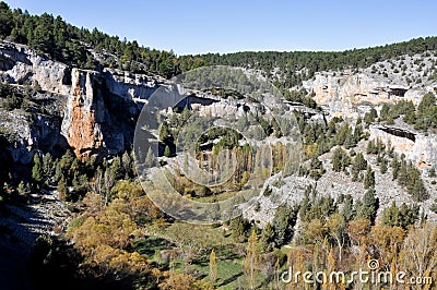 Lobos river Canyon, Soria (Spain) Stock Photo