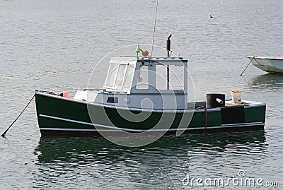 Lobster Boat Stock Photo