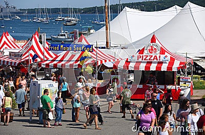 Lobster Festival in Rockland, Maine, USA Editorial Stock Photo