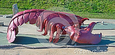 Lobster sculpture Editorial Stock Photo