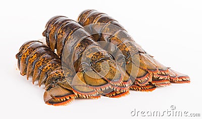 Lobster tails Stock Photo