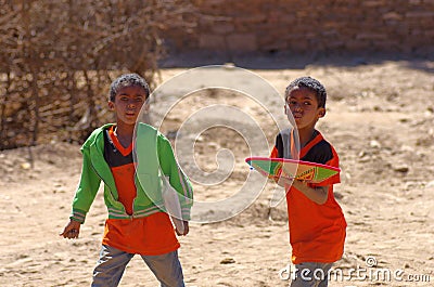 Ethiopian children play in Tigray region Editorial Stock Photo