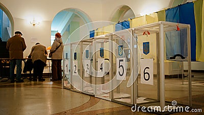 Local elections in Ukraine Editorial Stock Photo