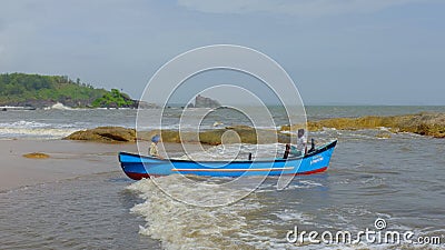 Local fisher man in Gokarna, Karnataka, India Editorial Stock Photo