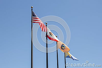 Local Flags Editorial Stock Photo