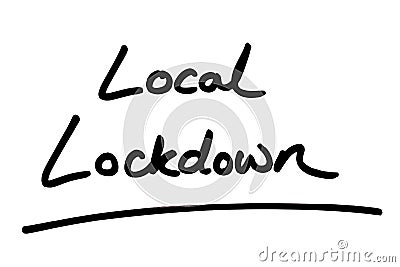 Local Lockdown Stock Photo