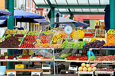 Local market Stock Photo