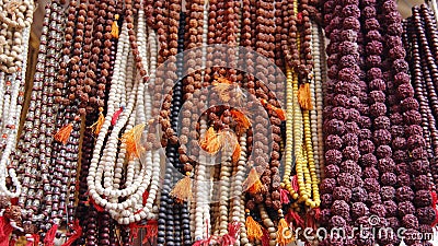 Local Market and bead Stock Photo