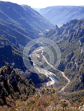 France. Lozere. Le Point Sublime Stock Photo