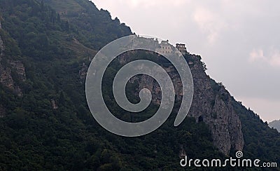 Kustul Monastery Stock Photo