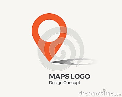 Location icon. Map pointer Vector Illustration