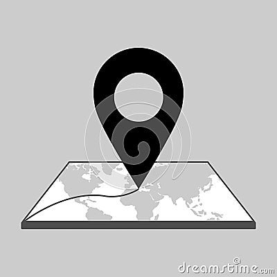 Location icon sign Vector Illustration