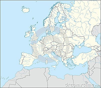 Location map of the PRINCIPALITY OF LIECHTENSTEIN, EUROPE Vector Illustration