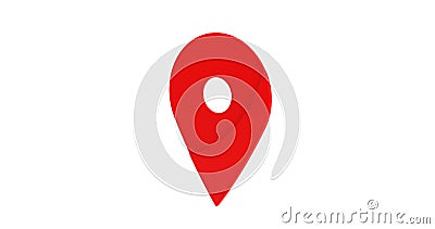 Location Pin Animation. Red Spinning Map Pointer. Location Symbol. Red  Navigator Pin Checking. 4K Resolution. 3D Illustration. Stock Footage -  Video of colorful, arrow: 192803622