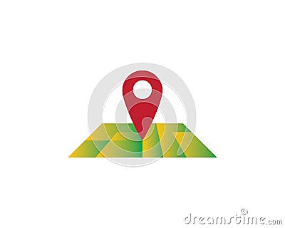 Location point Logo Vector Illustration