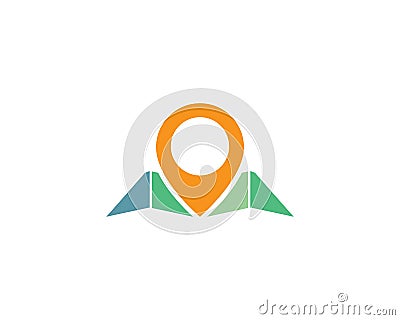 Location point Logo vector Vector Illustration