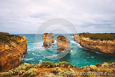 Loch Ard Gorge in Victoria, Australia, near Port Campbell Stock Photo