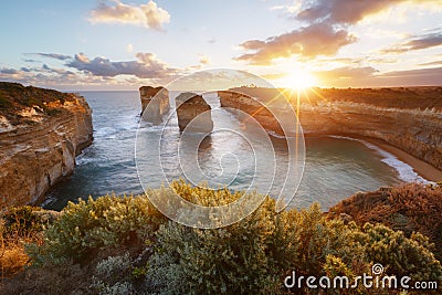 Loch Ard Gorge, Australia Stock Photo