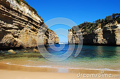 Loch Ard Gorge on the Great Ocean Road Stock Photo