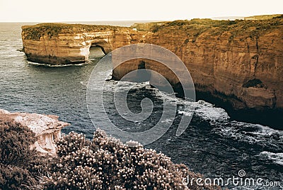 The Loch Ard Gorge in Victoria,Australia. Stock Photo