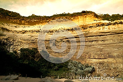 The Loch Ard Gorge in Victoria,Australia. Stock Photo