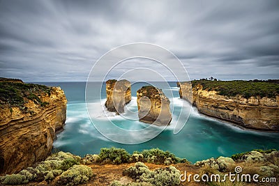 Loch Ard Gorge in Victoria, Australia, near Port Campbell Stock Photo