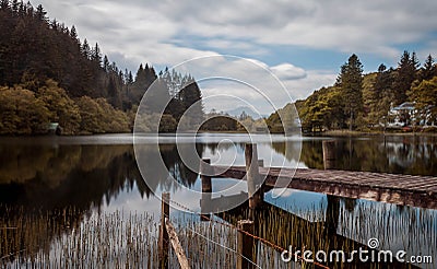 Loch Ard, Scotland. Stock Photo