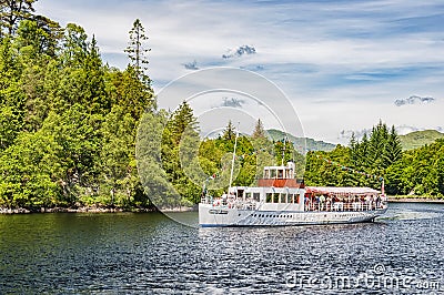 Loch Katrine Steamship Editorial Stock Photo