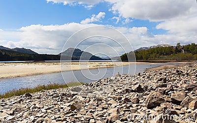 Loch Laggan - Highland views - Scotland Stock Photo