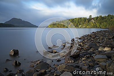 Loch Laggan Scottish Highlands Stock Photo