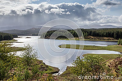 Loch Laggan Editorial Stock Photo