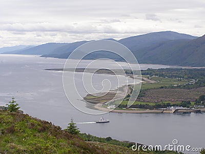 Loch Linnhe Scotland Editorial Stock Photo