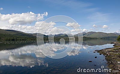 Loch Linnhe in the Scottish highlands Stock Photo