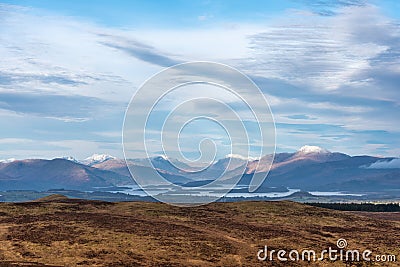 Loch Lomond hills Stock Photo