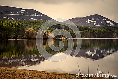 Loch Morlich Stock Photo