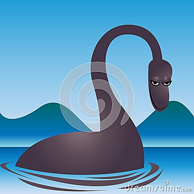 Loch ness Vector Illustration