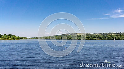 Loch Semple & Small Yachts Lochwinnoch Scotland Stock Photo