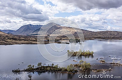 Lochan na h-Achlaise Stock Photo