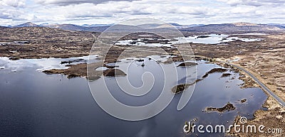 Lochan na h-Achlaise and Loch Ba Stock Photo