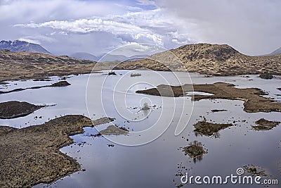 Lochan na h Achlaise Stock Photo