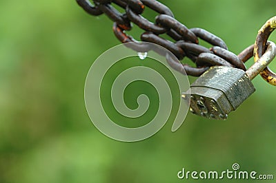 Lock and Chain Stock Photo