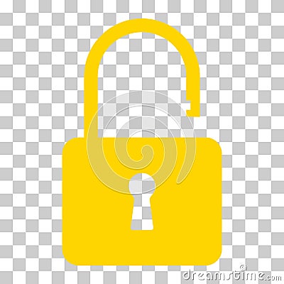 Lock classic design icon, keyhole web button shape, secure vector illustration Vector Illustration