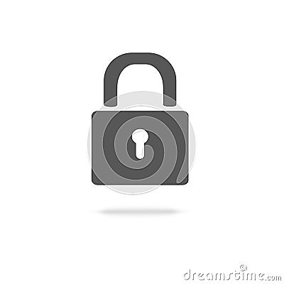 Lock icon Vector Illustration