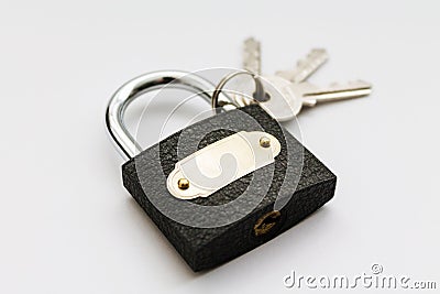 Lock keys Stock Photo