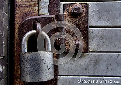 Locked Stock Photo